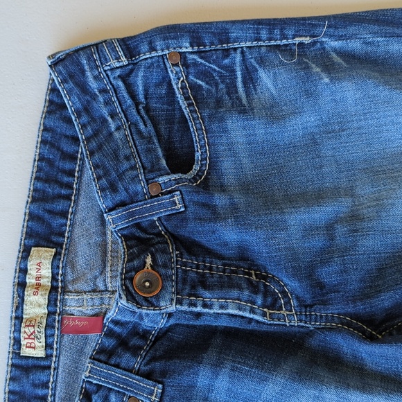 Bke Sabrina denim blue jeans buckle women's size 30x35.5 30 x 35.5 - Picture 3 of 12